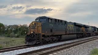 CSX 774 ES44ACH Leads C302 at Florence TN [upl. by Iraam]