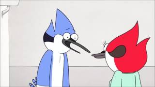 Regular Show  Mordecai and Margarets Goodbye KissWe Are The Champion [upl. by Ebocaj]