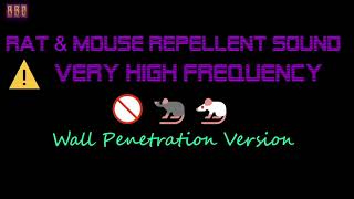 ⚠️Wall Penetration Version 🚫🐀🐁 Rat amp Mouse Repellent Sound Very High Frequency 3 Hour [upl. by Edwina880]