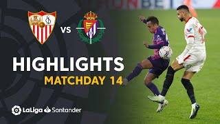 Highlights Sevilla FC vs Real Valladolid 11 [upl. by Sherry]