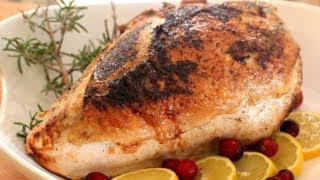 How To Make A Roasted Turkey Breast  Healthy Holiday Recipe [upl. by Lynna]