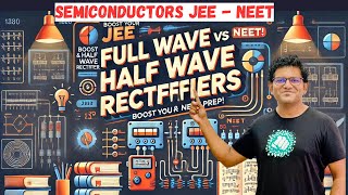 4 Full wave and Half Wave Rectifier  Master Semiconductors for JEE amp NEET [upl. by Elum]