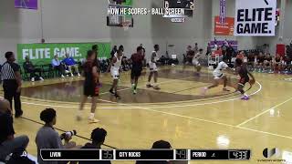 Keyshuan Tillery  City Rocks  2024 Nike EYBL Highlights [upl. by Kramlich247]