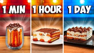 1 minuto vs 1 hora vs 1 día Tiramisú por VANZAI [upl. by Airdnoed240]