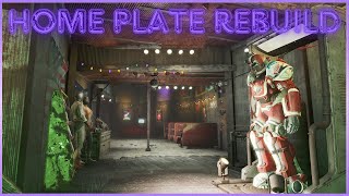 Home Plate Rebuild Tour In Fallout 4 [upl. by Euqinom969]