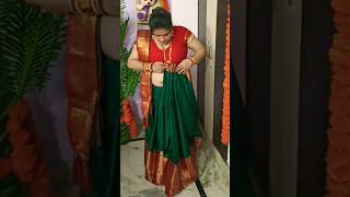 New Style Saree draping karwachothspecialsaree saree sareewearing beautywithrashmi [upl. by Eelessej819]