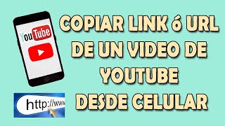 Como copiar el link o Url de un video de Youtube desde Celular y compartirlo 2 formas [upl. by Arie752]