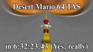 TAS Desert Mario 64 in 6322343 Yes really [upl. by Powell86]