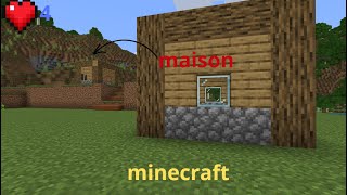 JE CONSTRUIT DES MAISON DANS MINECRAFT 😨😨😨 [upl. by Leva910]