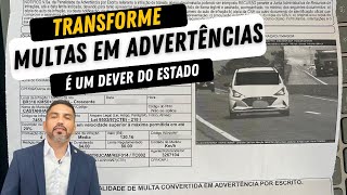 MULTA CONVERTIDA EM ADVERTÊNCIA SIM É UM DIREITO SEU [upl. by Asaeret]