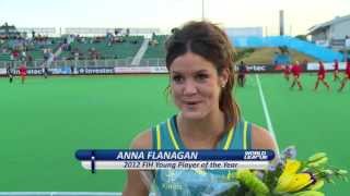 2012 FIH Womens Young Player of the Year  Anna Flanagan [upl. by Allehcram]