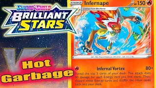 Infernape From Brilliant Stars is a MESS Pokemon TCG Online [upl. by Ginevra904]