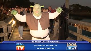 Halloween at the Murrells Inlet Marshwalk  Local News [upl. by Afira]