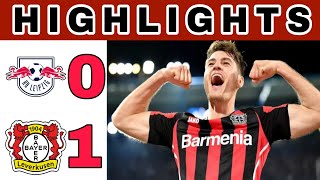 RB Leipzig vs Bayer Leverkusen  Highlights and Goals Bundesliga  Germany  2024 Update Today [upl. by Hett]