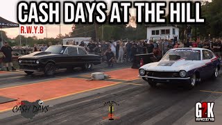 RWYB AT CASH DAYS AT THE HILL AT KD DRAGWAY NO PREP RACING [upl. by Procora]