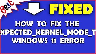 How to fix the UnexpectedKernelModeTrap Windows 11 error [upl. by Malaspina]