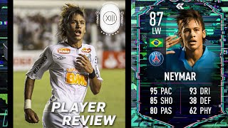 NEYMAR FLASHBACK ¿ES MEJOR QUE SU VERSION DE ORO  NEYMAR FLASHBACK 87 REVIEW  FIFA 22 [upl. by Anoed]