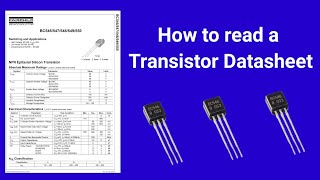 How to read transistor datasheet  npn transistor datasheet explained in UrduHindi datasheet [upl. by Ahsienahs166]