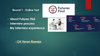 Futures first test round 1 My Interview Process Journey From Nerves to Success [upl. by Ennaid]