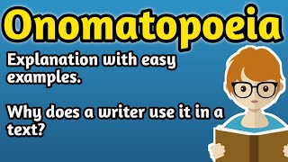 What is onomatopoeia  Onomatopoeia  Figure of speech  Definition and examples of onomatopoeia [upl. by Amory]