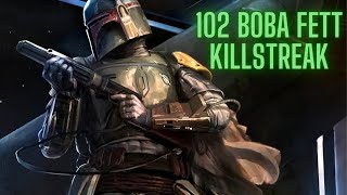 102 Boba fett killstreak  Star Wars Battlefront II [upl. by Trip]