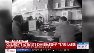 Local civil rights activists exonerated 64 years after historic Columbia sitins [upl. by Lifton744]