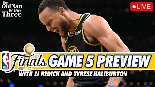 NBA Finals Live Stream w JJ Redick and Tyrese Haliburton  Game 5 Preview  Warriors vs Celtics [upl. by Ahcsropal]