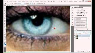 Risaltare il contrasto degli occhi  Tutorial Photoshop in Italiano [upl. by Albion]