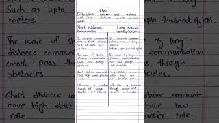 Difference between short distance amp long distance communicationeducation computer communication [upl. by Alletneuq]