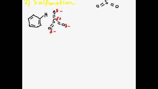 Sulfonation Mechanism How to Draw [upl. by Asilim]