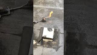 waterproofing membraneHeres how to put bitumen around a pipewaterproofingshort [upl. by Jeffers]