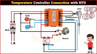 Temperature Controller Connection with RTD [upl. by Charin]