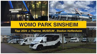 ⭐️ TOPP Wohnmobil Wohnwagen Stellplatz ⭐️ 2024 Therme Sinsheim  Museum Sinsheim Stadion Hoffenheim [upl. by Zippel]