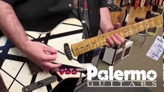 Palermo Frankentele Black and White w Stripe EVH Frankenstein Pickup  Mike Palermo [upl. by Hoyt]