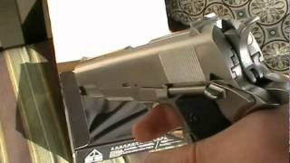 WE M1911 SilverChrome Review [upl. by Amalbena]