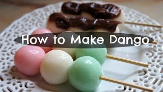 How to Make Dango  Andango amp Hanami Recipe [upl. by Sig]