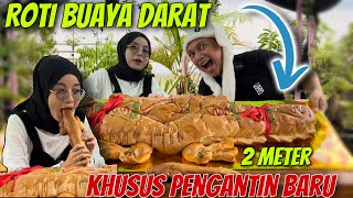 UNBOKSING ROTI BUAYA KUSUS PENGANTIN BARU  10 KG DARI JAKARTA LANGSUNG [upl. by Eniawtna]