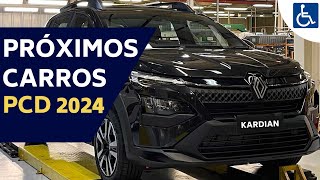 5 LANÇAMENTOS DE CARROS QUE PODEM CHEGAR PARA PCD [upl. by Rimaj]