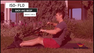 Quick Back and Bicep Routine  Bullworker ISOFLO 5 Week Blast Week 1  Day A [upl. by Meibers]