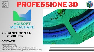 2 – Importazione foto da drone RTK DJI Mavic 3E RTK in Agisoft Metashape [upl. by Aralomo]