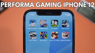 MASIH KUAT GAMING NYA IPHONE 12 IOS 181 GAMING TEST DI TAHUN 2024 [upl. by Neerak]