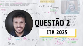 ITA 2025 1ª Fase Questão 2 [upl. by Dysart]