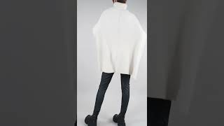 Made in Italy Conrad Classic Blanket Seam Knit Jumper Stone Marl [upl. by Puttergill]