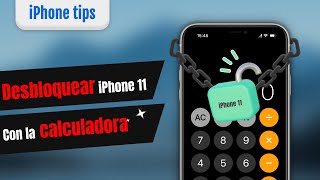 Cómo desbloquear iPhone 11 sin contraseña  Adivinar la contraseña de un iPhone con la calculadora🔑 [upl. by Ynned802]