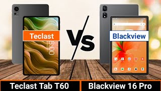 Teclast Tab T60 vs Blackview Tab 16 Pro 2024  Which One is Better [upl. by Eniagrom]