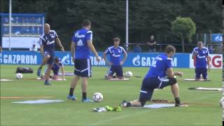 Schalke Training 07072014 [upl. by Kerwinn]