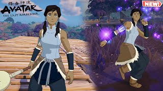 Fortnite KORRA Skin GAMEPLAY Avatar C5 S2 Battle Pass Outfit [upl. by Aiduan]