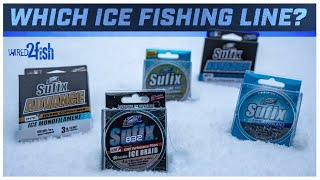 Ice Fishing Line  3 Main Options and When to Use [upl. by Jorgan]