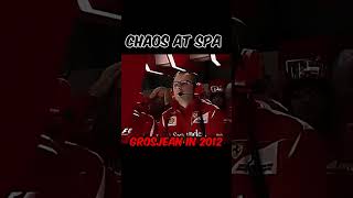 Chaos at the 2012 Spa F1 start 💀💀🥶 f1 f123 racing edit crash edit chaos formula1 [upl. by Ai]