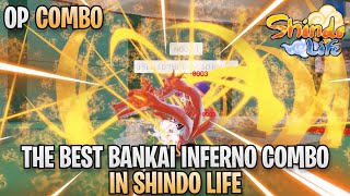 540k DMG THE BEST BANKAI INFERNO COMBO IN SHINDO LIFE  Shindo Life [upl. by Nerrot]